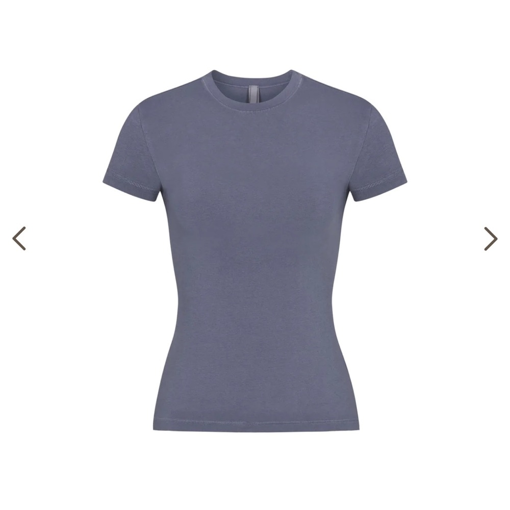SKIMS Steel Blue Outdoor Cotton Tee